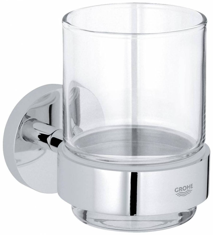 Grohe стакан Essentials 40447001 1 шт, металл, стекло купить,37569