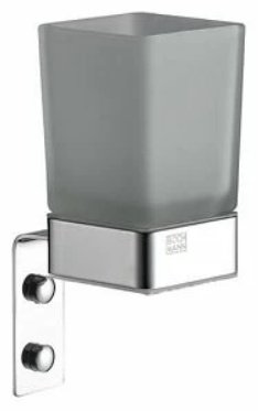 Стакан CR-D01-06 1 шт, стекло, нержавеющая сталь