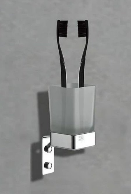 Стакан CR-D01-06 1 шт, стекло, нержавеющая сталь