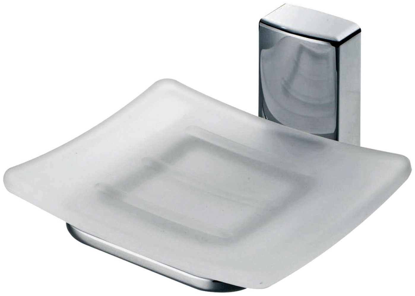 WasserKRAFT мыльница Leine K-5029 1 шт, металл, стекло