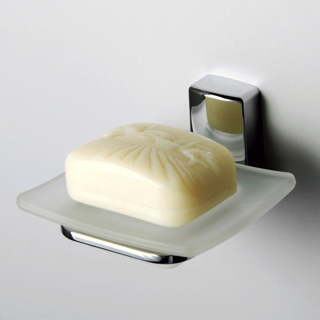 WasserKRAFT мыльница Leine K-5029 1 шт, металл, стекло