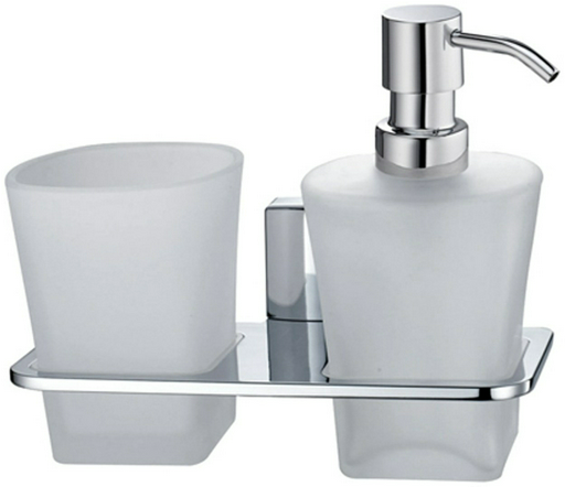 WasserKRAFT стакан Leine К-5089 1 шт, металл, стекло