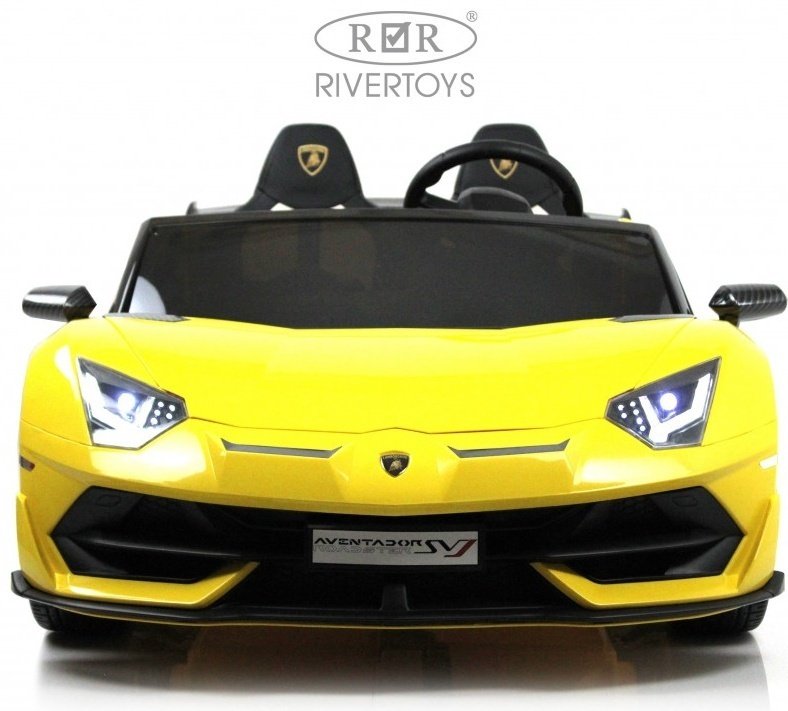 River Toys Lamborghini A111MP черный, желтый