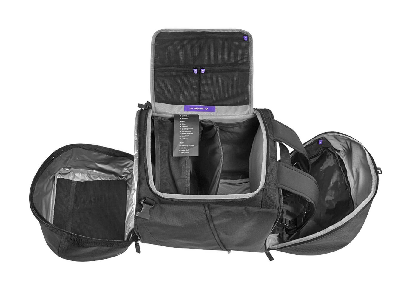 Рюкзак Liv Trilliant black-purple черный купить,NaN