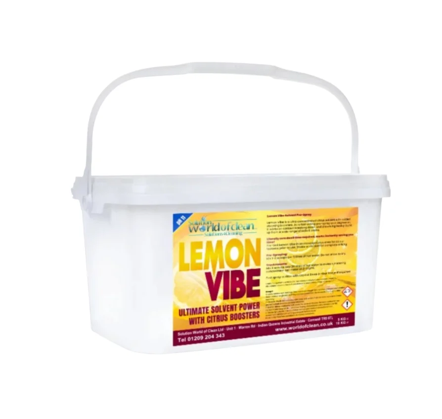 Порошок Worldofclean Shockwave Lemon Vibe Performance Citrus Solvent Pre-Spray 10л