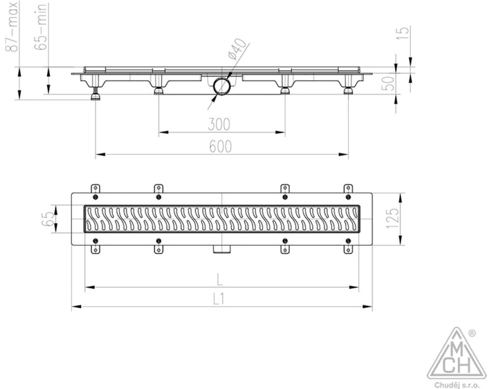 Armony трап CH450HN (6.5х45 см) купить,85400