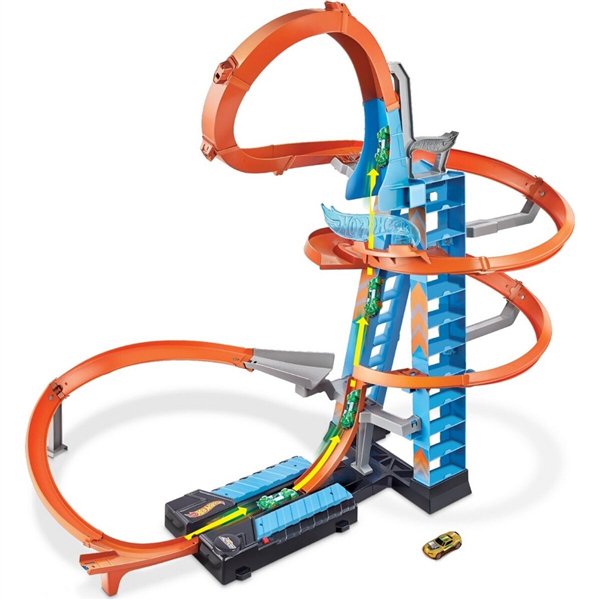 Автотрек Hot Wheels Action Падение с башни купить,NaN