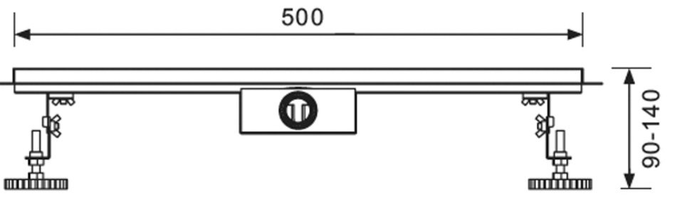 Raglo трап R653.50.05 (7х50 см) купить,NaN