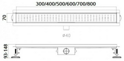 Haiba трап HB93700 (7 х 70 см)
