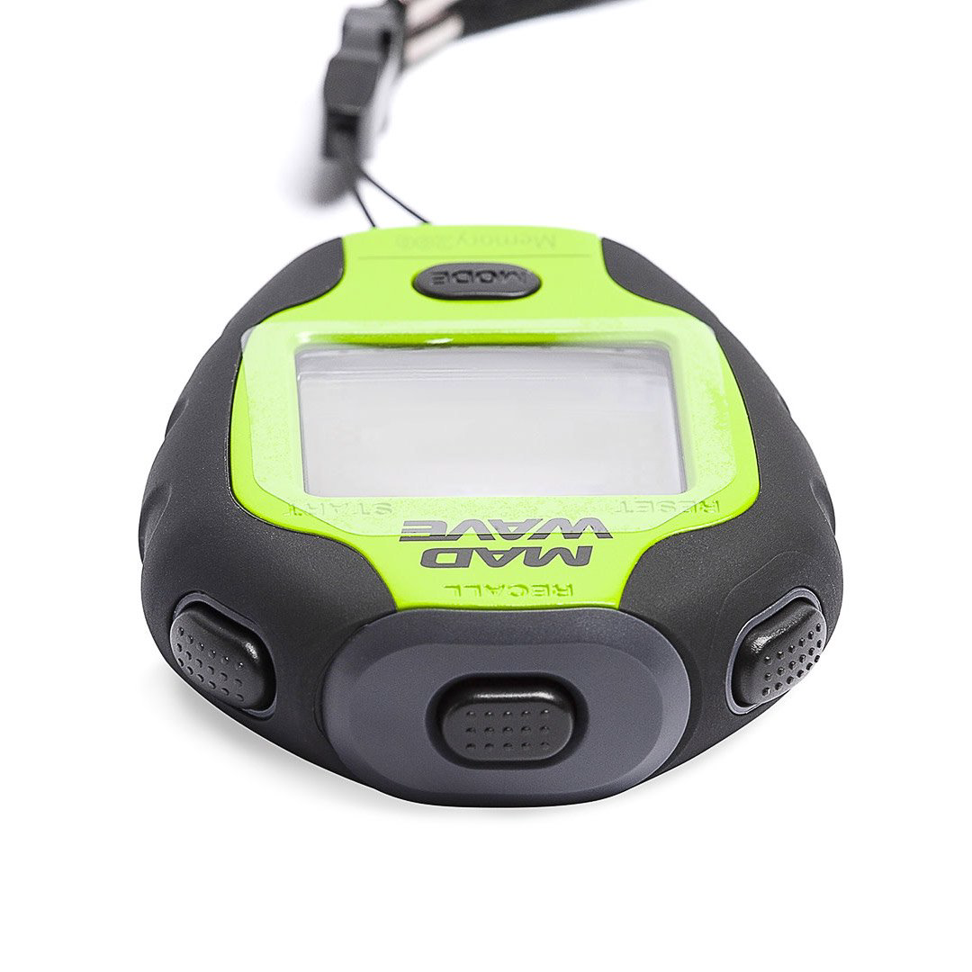 Секундомер Madwave Stopwatch green черно-зеленый купить,NaN