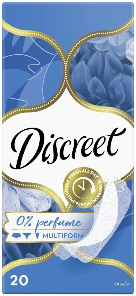 Прокладки ежедневные Discreet 0 perfume multiform 20шт купить,NaN