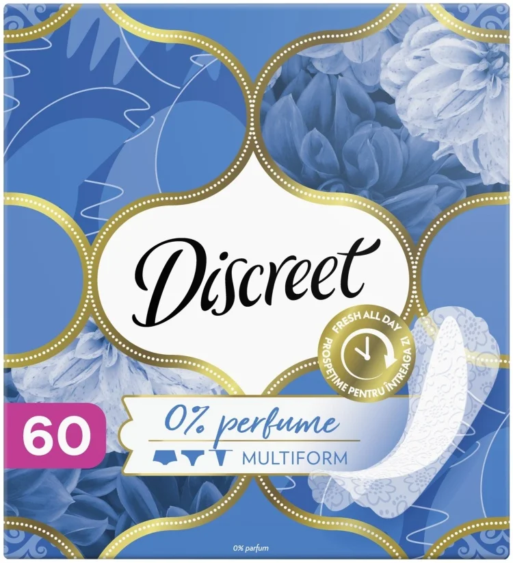 Прокладки ежедневные Discreet 0 perfume multiform 60шт купить,NaN