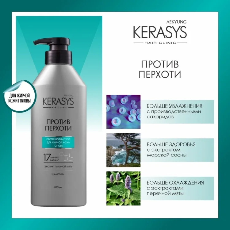 Шампунь Kerasys Anti-Dandruff 400мл купить,NaN