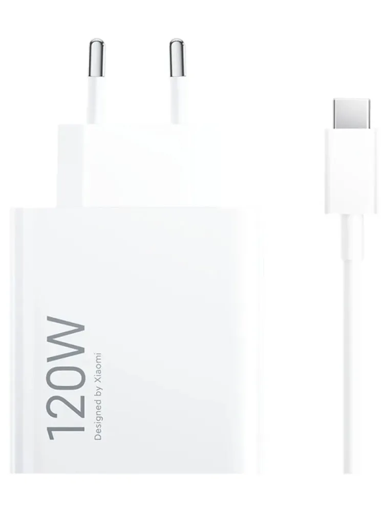 Адаптер питания Xiaomi 120W HyperCharge Combo USB + кабель Type-C 