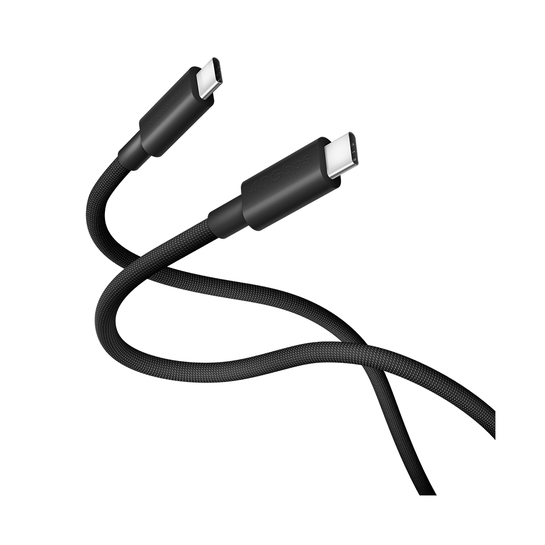 Интерфейсный кабель Xiaomi 6A High-speed USB4 Braided USB-C to USB-C (1m) black купить,0