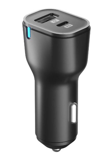 Автомобильное зарядное устройство Olmio ЗУ 20W PowerDelivery черный