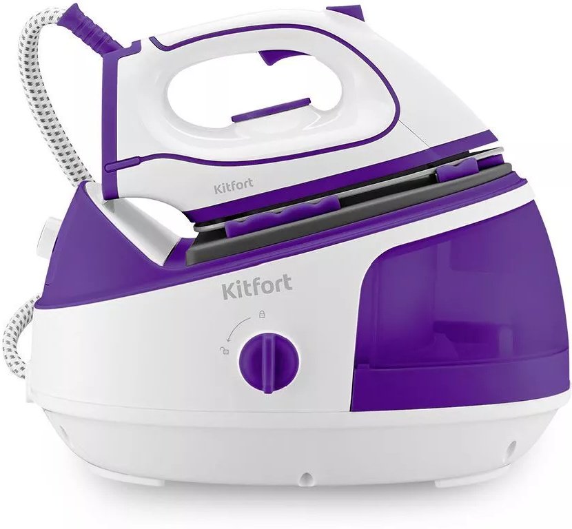 Парогенератор Kitfort KT-9120-1 бело-фиолетовый купить,0