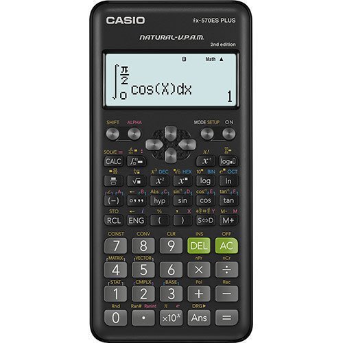 Калькулятор Casio FX-570ESPLUS-2WETD черный