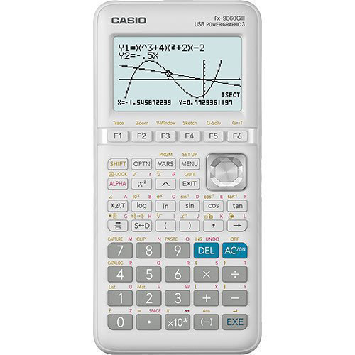 Калькулятор Casio FX-9860GIII-W-ET белый