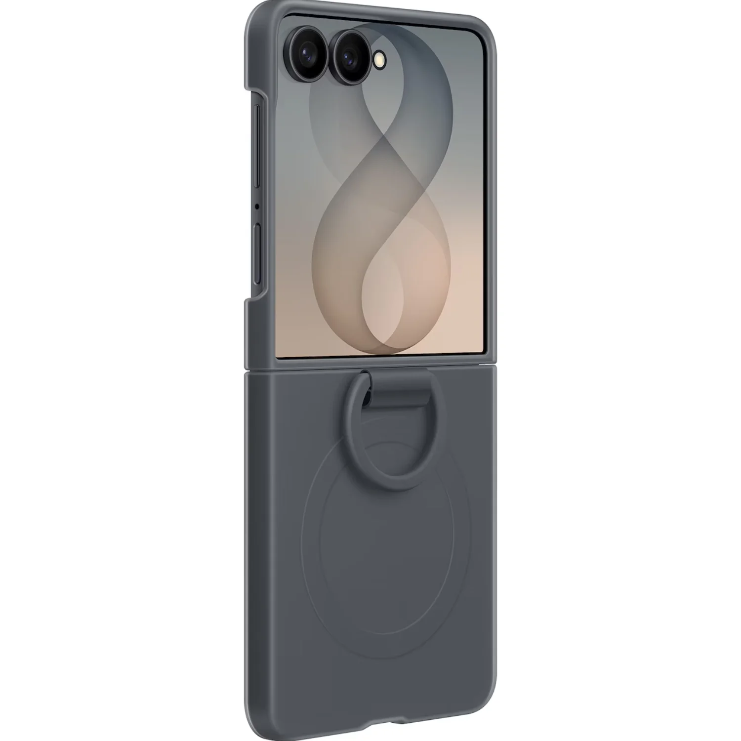 Чехол для смартфона Samsung Flip 8 Silicone Magnet Case  EF-EF776CBEGRU Black