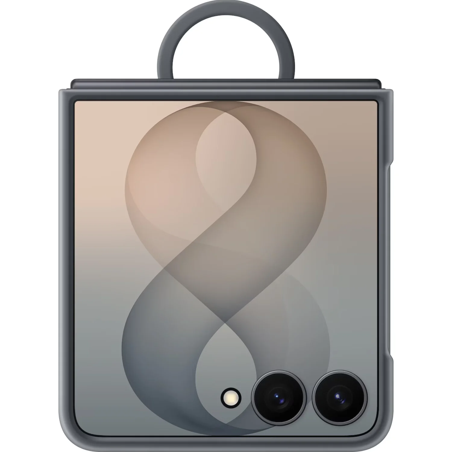 Чехол для смартфона Samsung Flip 8 Silicone Magnet Case  EF-EF776CBEGRU Black