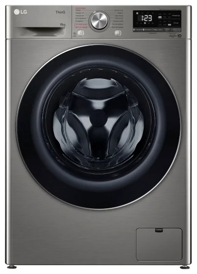 Стиральная машина LG F2V5PS2S серая