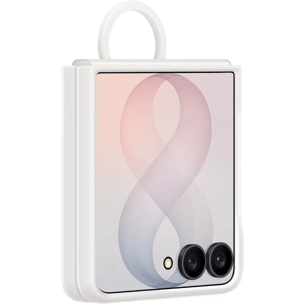 Чехол для смартфона Samsung Flip 8 Silicone Magnet Case EF-EF776CWEGRU White  купить,24990