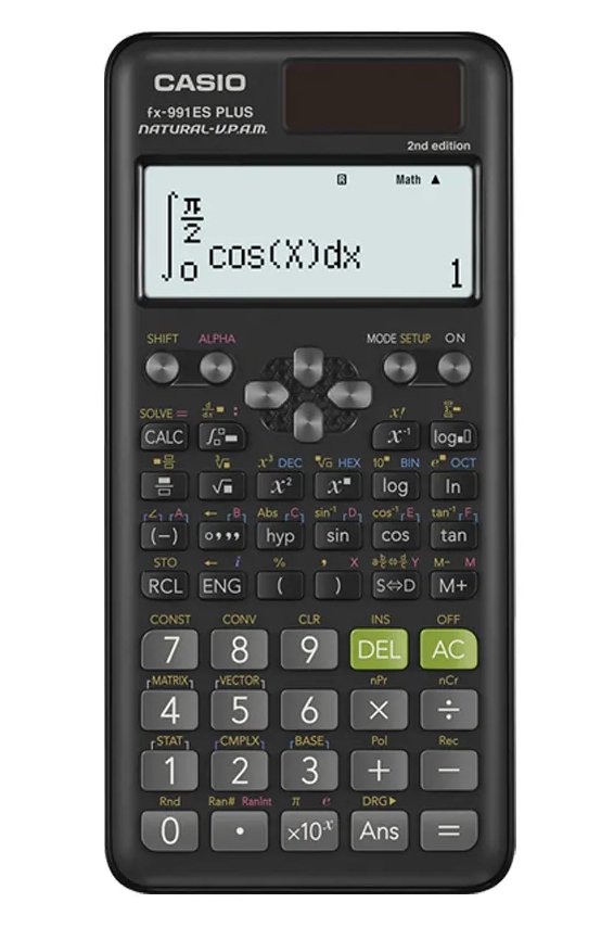 Калькулятор Casio FX-991ESPLUS-2WETD черный