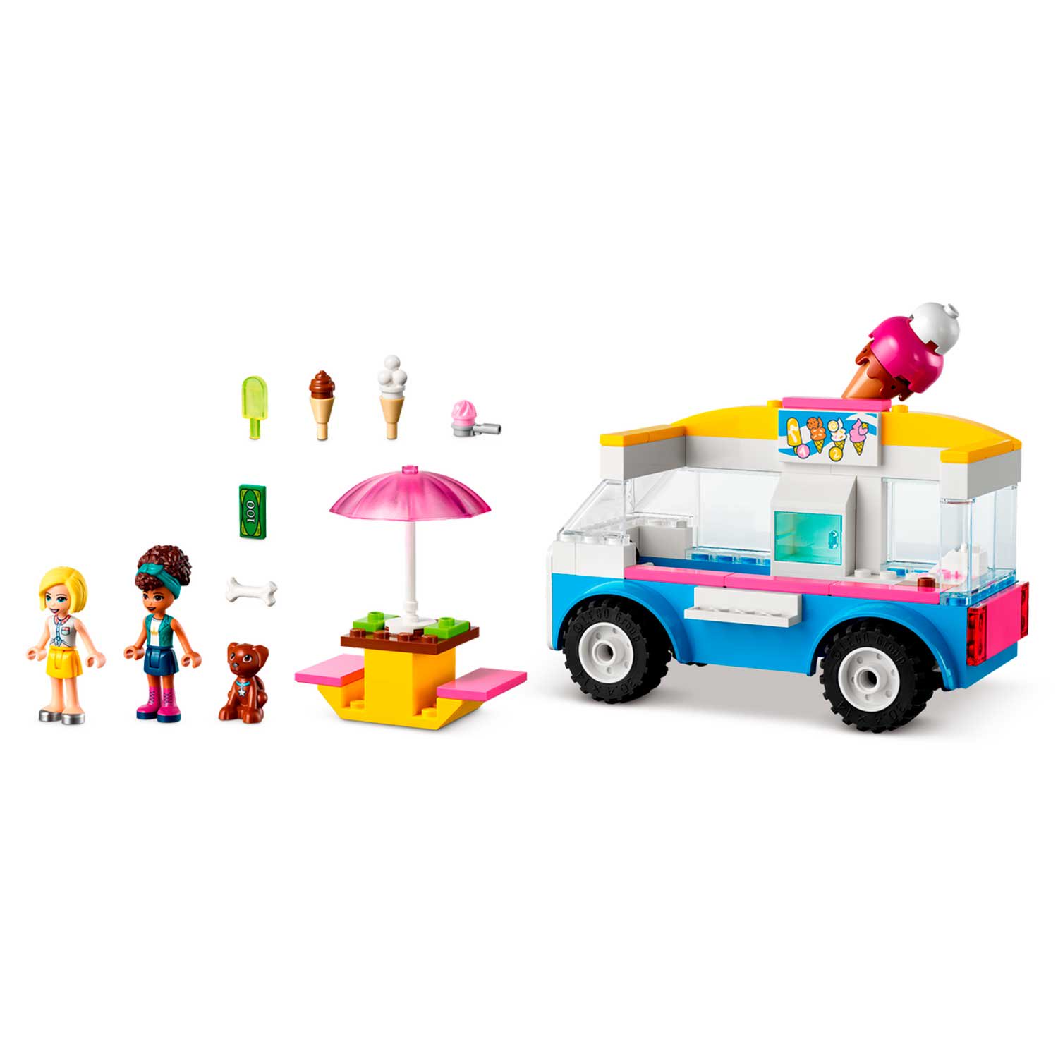  Конструктор Lego Friends Фургон с мороженым 41715 84 предмета  купить,NaN