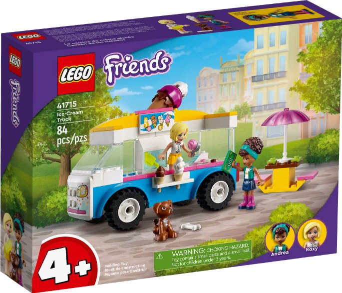  Конструктор Lego Friends Фургон с мороженым 41715 84 предмета  купить,NaN
