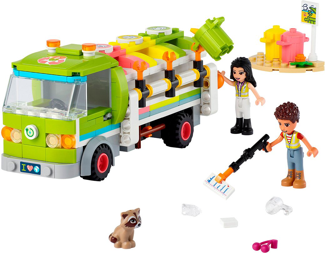  Конструктор Lego Friends Грузовик для переработки отходов 41712 259 предметов 