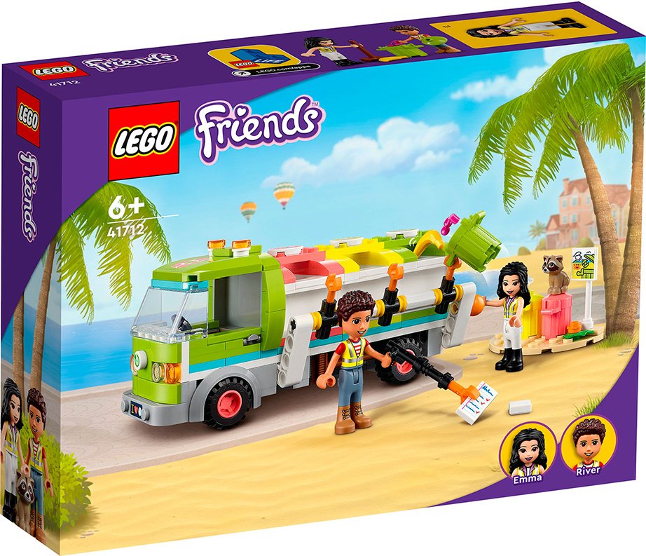  Конструктор Lego Friends Грузовик для переработки отходов 41712 259 предметов 