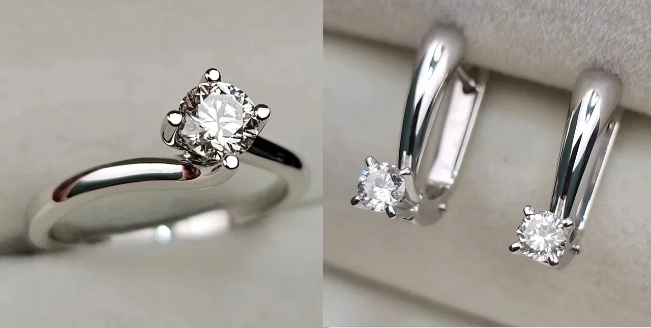 Комплект Deimantas 113690133 16р 0,39ct 0,34ct. купить,NaN
