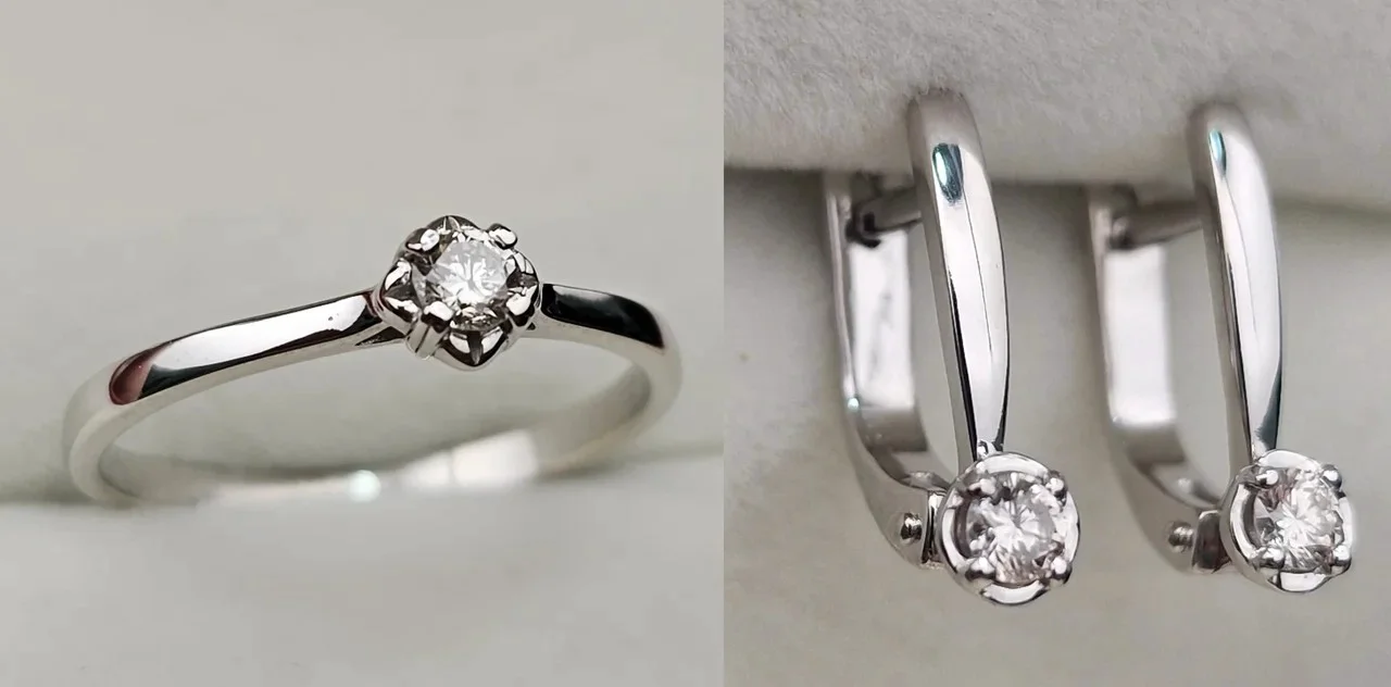 Комплект Deimantas 113690529 17р 0,10ct 0,202ct. купить,NaN