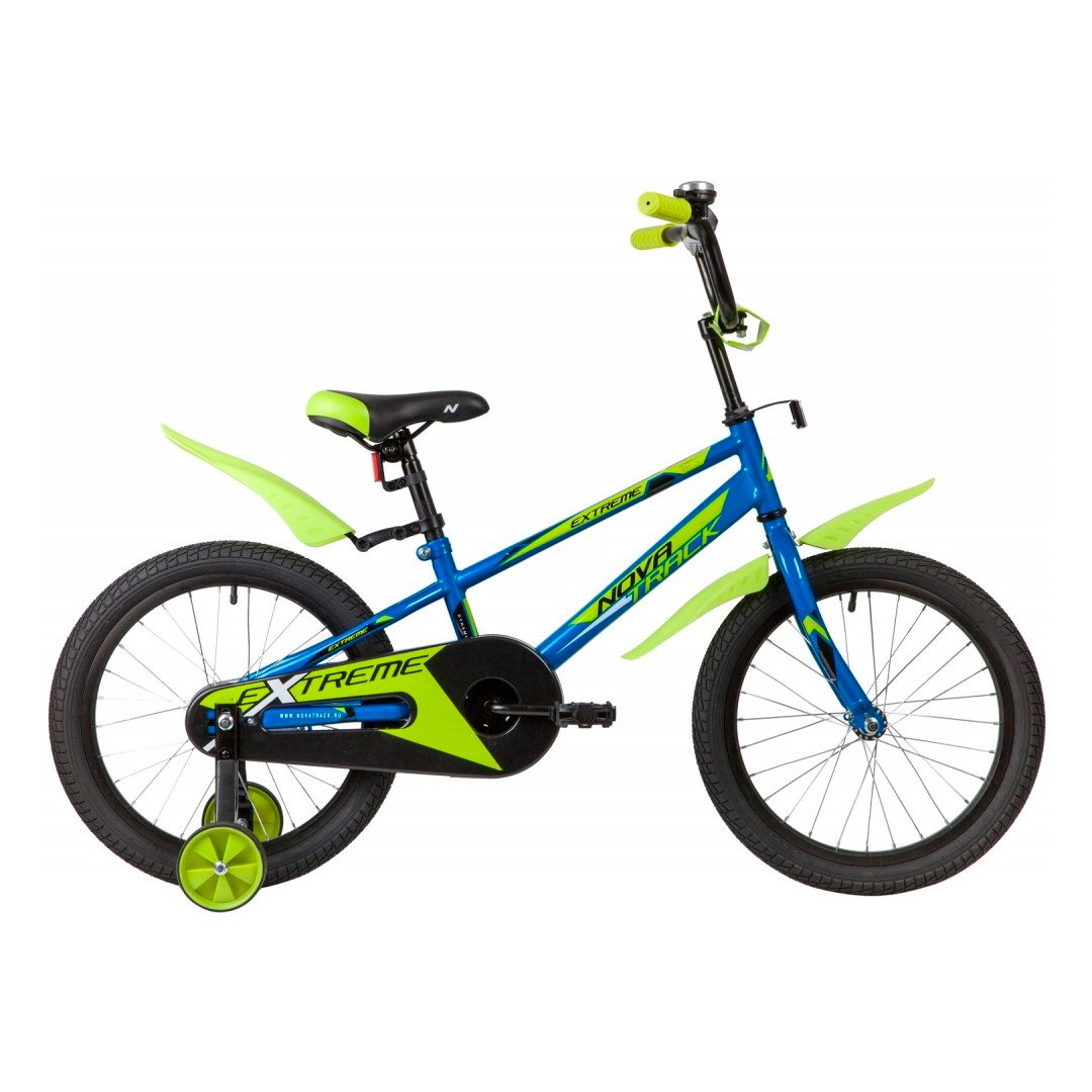 Велосипед Novatrack Extreme 16 2021 синий купить,NaN