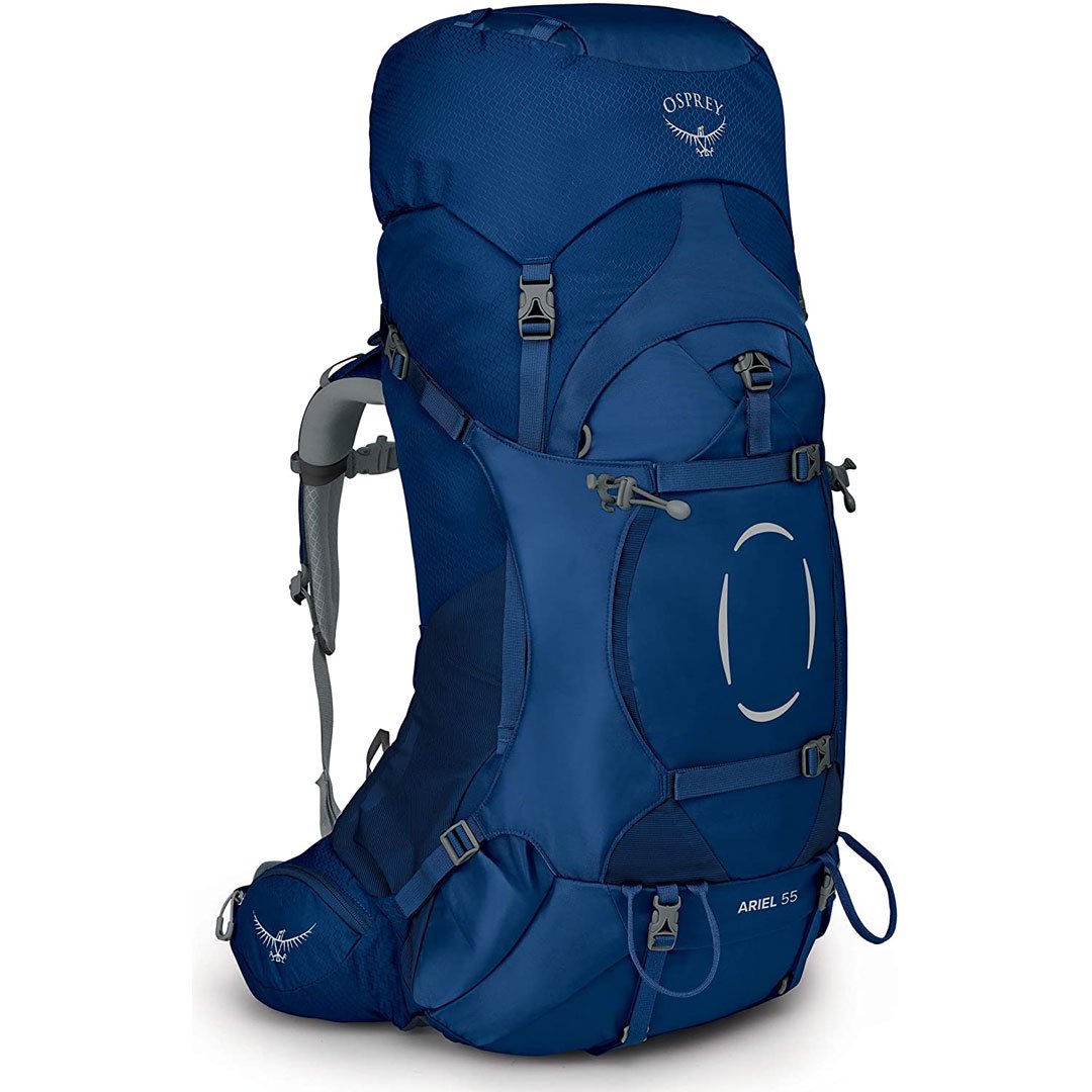 Рюкзак Osprey Ariel 55 M/L ceramic blue синий купить,NaN