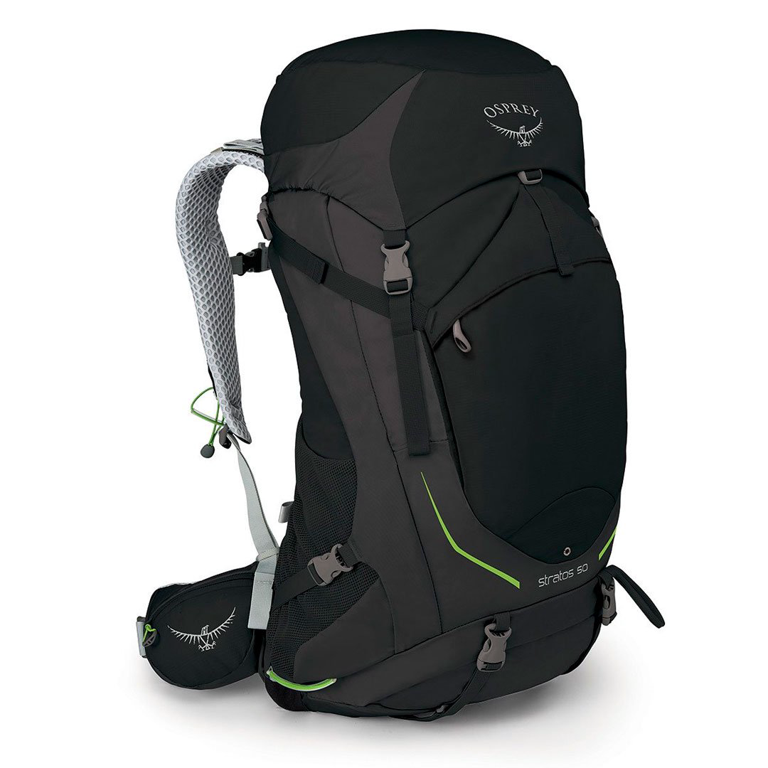 Рюкзак Osprey Stratos 50 M/L черный купить,NaN