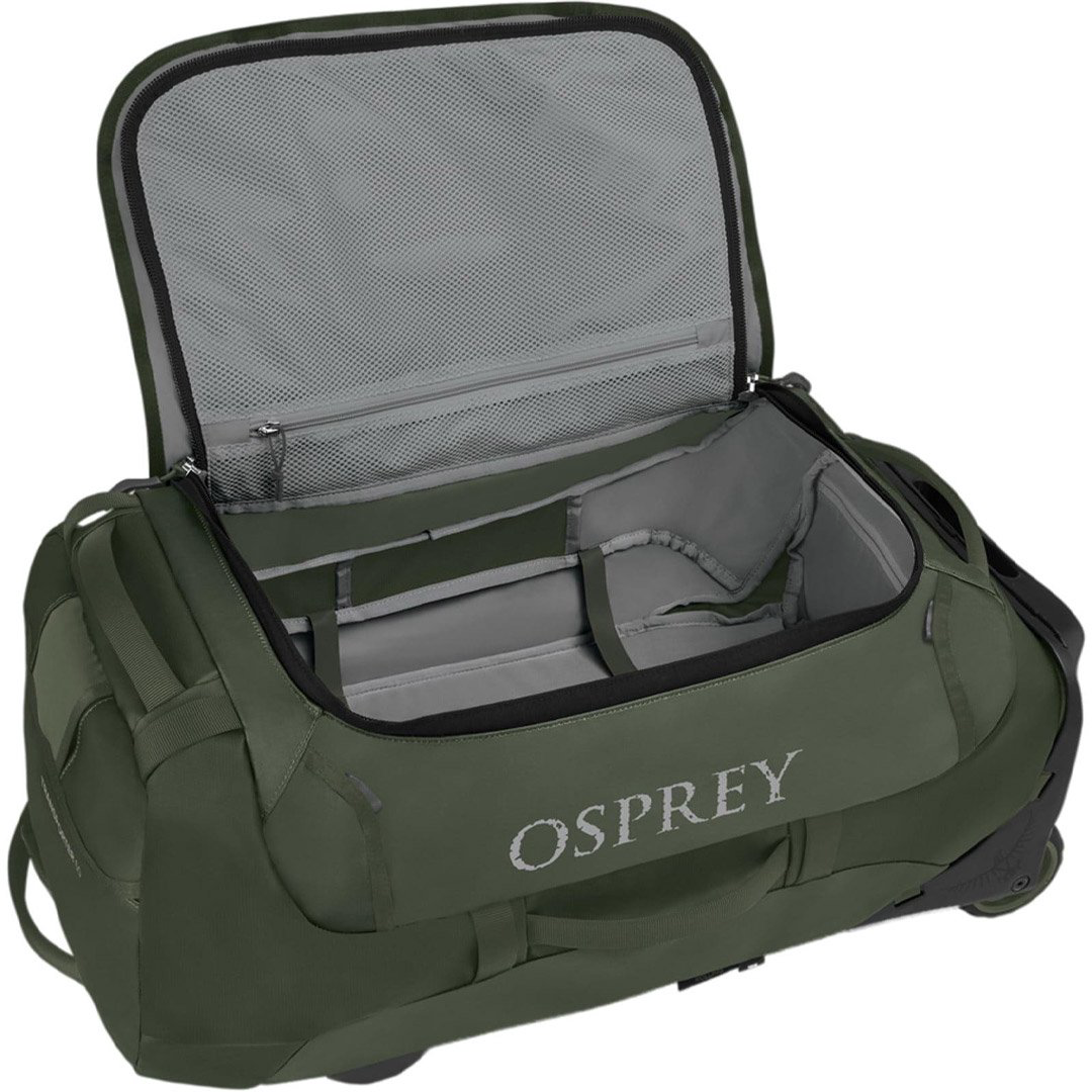Рюкзак на колесах Osprey Rolling Transporter 60 haybale green зеленый купить,NaN