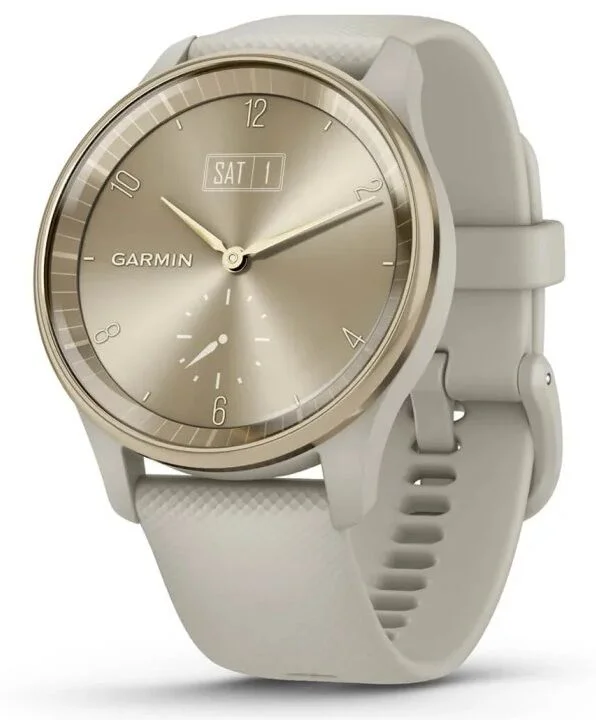 Смарт-часы Garmin Vivomove Trend Cream Gold 010-02665-02 золотистый бежевый