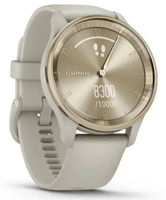 Смарт-часы Garmin Vivomove Trend Cream Gold 010-02665-02 золотистый бежевый