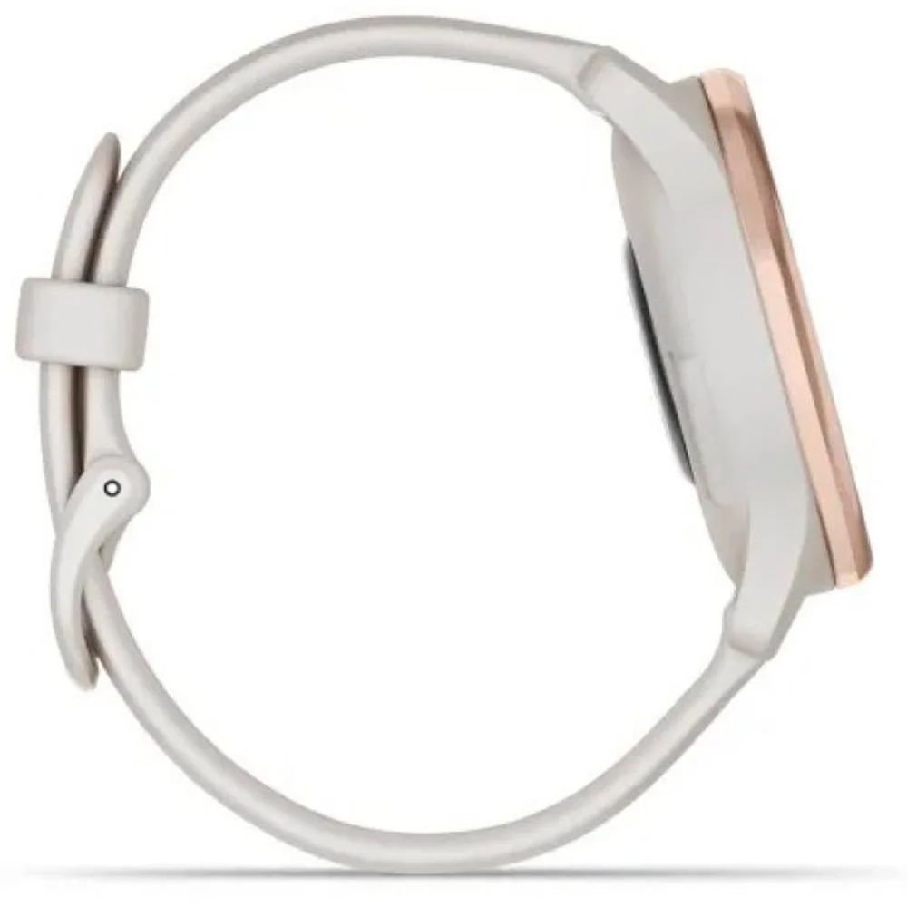 Смарт-часы Garmin Vivomove Trend White Cream 010-02665-01 розовый кремовый купить,0