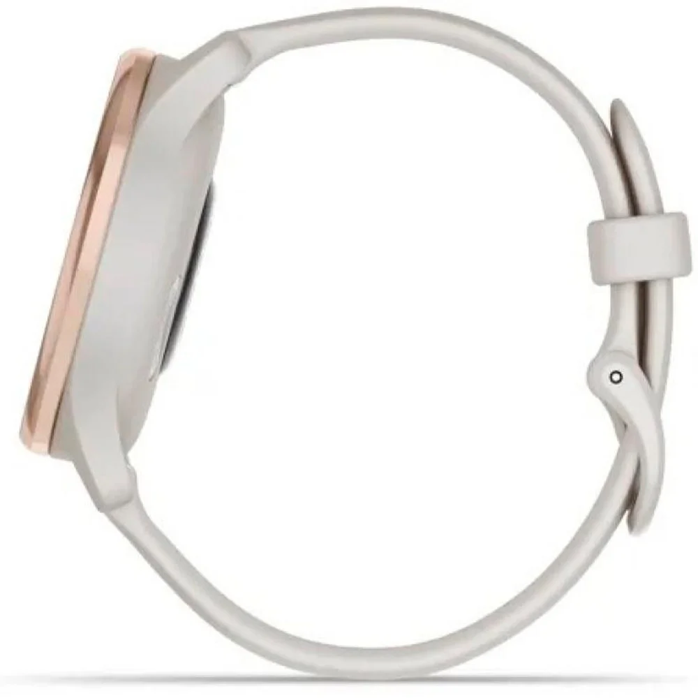 Смарт-часы Garmin Vivomove Trend White Cream 010-02665-01 розовый кремовый купить,0