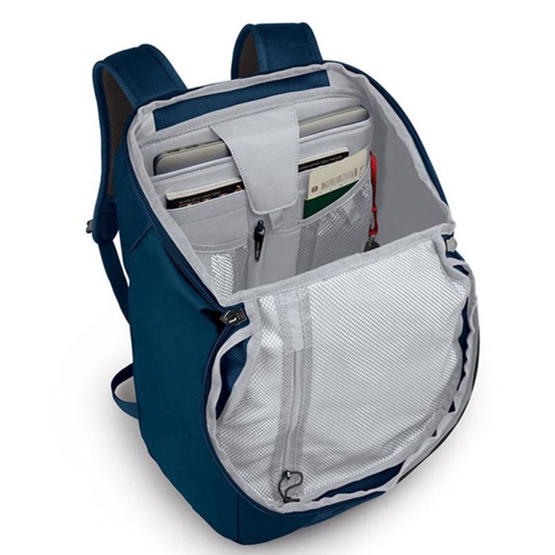 Рюкзак Osprey Transporter Zip Top deep water blue синий купить,NaN