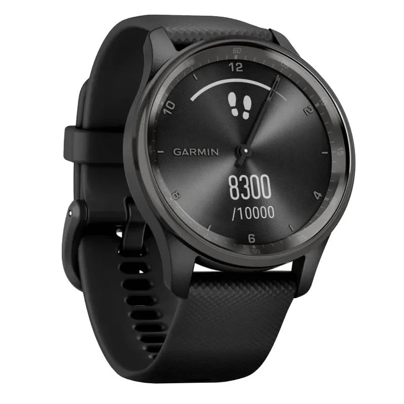 Смарт-часы Garmin Vivomove Trend Black 010-02665-00 черные купить,0