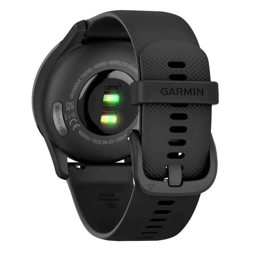 Смарт-часы Garmin Vivomove Trend Black 010-02665-00 черные купить,0