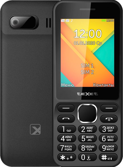 Мобильный телефон Texet TM-D326 Black купить,NaN