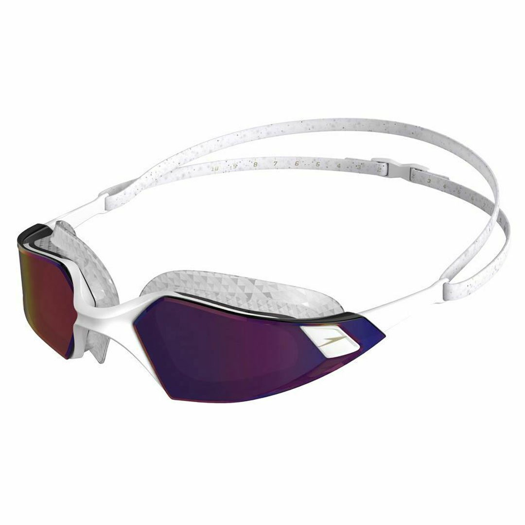 Очки для плавания Speedo Aquapulse white purple бело-фиолетовый купить,NaN
