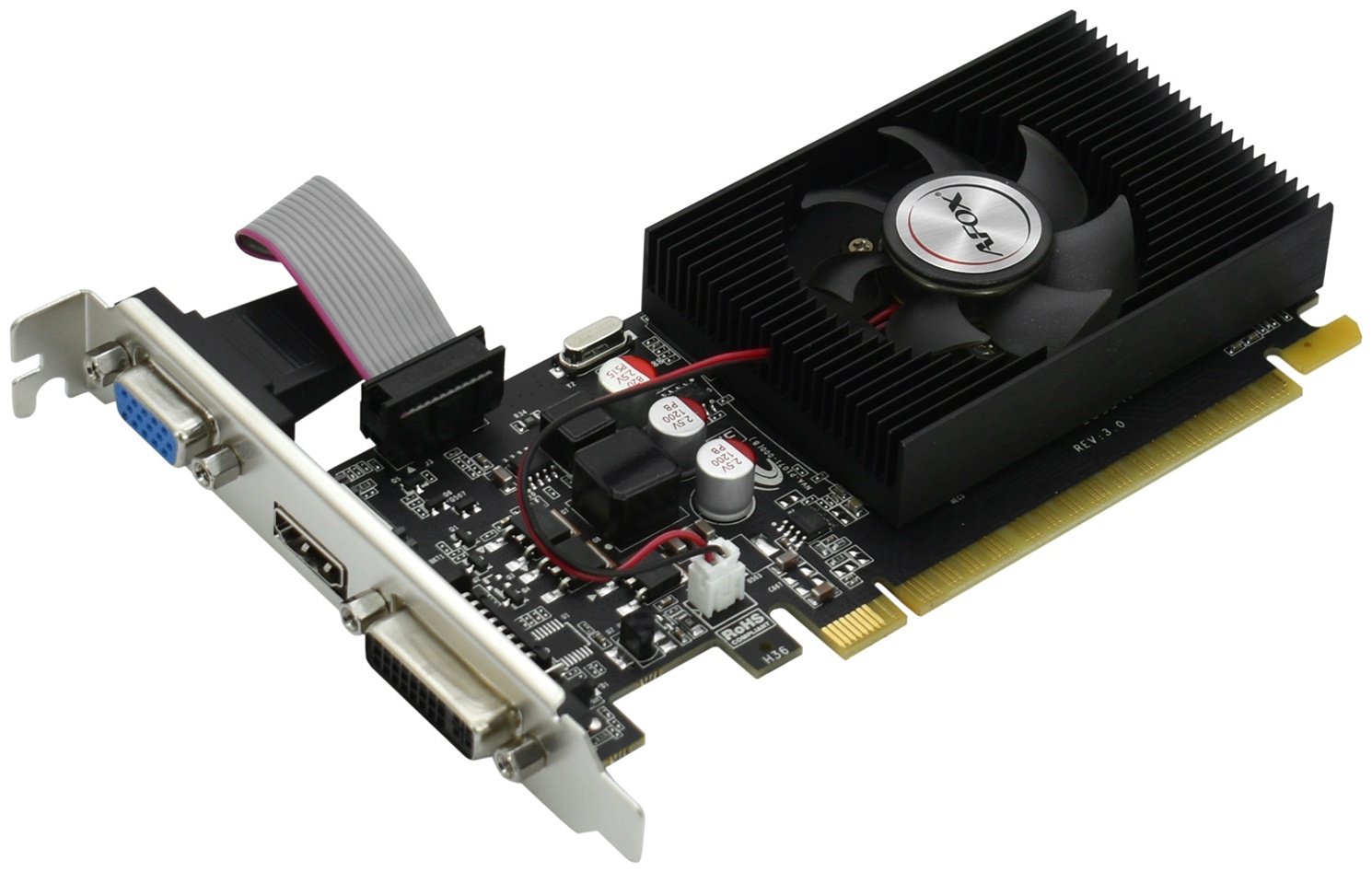 Видеокарта AFOX GT 610 AF610-1024D3L7-V6 1 ГБ
