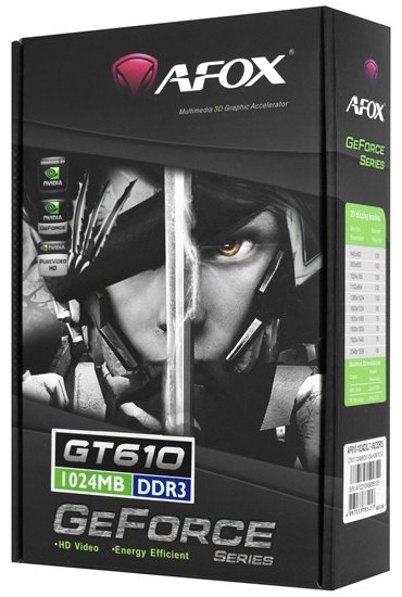 Видеокарта AFOX GT 610 AF610-1024D3L7-V6 1 ГБ