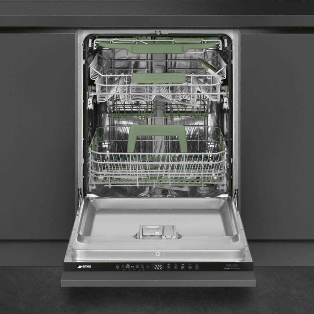 Посудомоечная машина Smeg STL5322BQL черно-серебристый купить,NaN